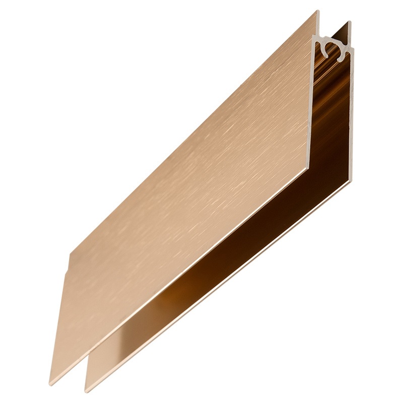 Профіль Starke горизонтальний нижній Лайт анодоване покриття /браш золото